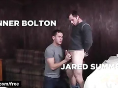 Bromo - Brenner Bolton with Jared SummersJeremy Adams at Bareback Motel Part 3 Scene 1 - Trailer preview